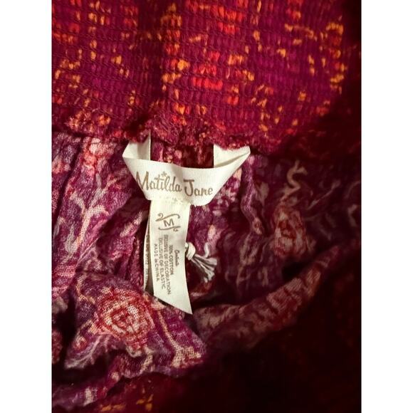 Matilda Jane Women's Guaze Top Floral Boho Shorts Lot, Size Medium, NWT - Picture 8 of 9